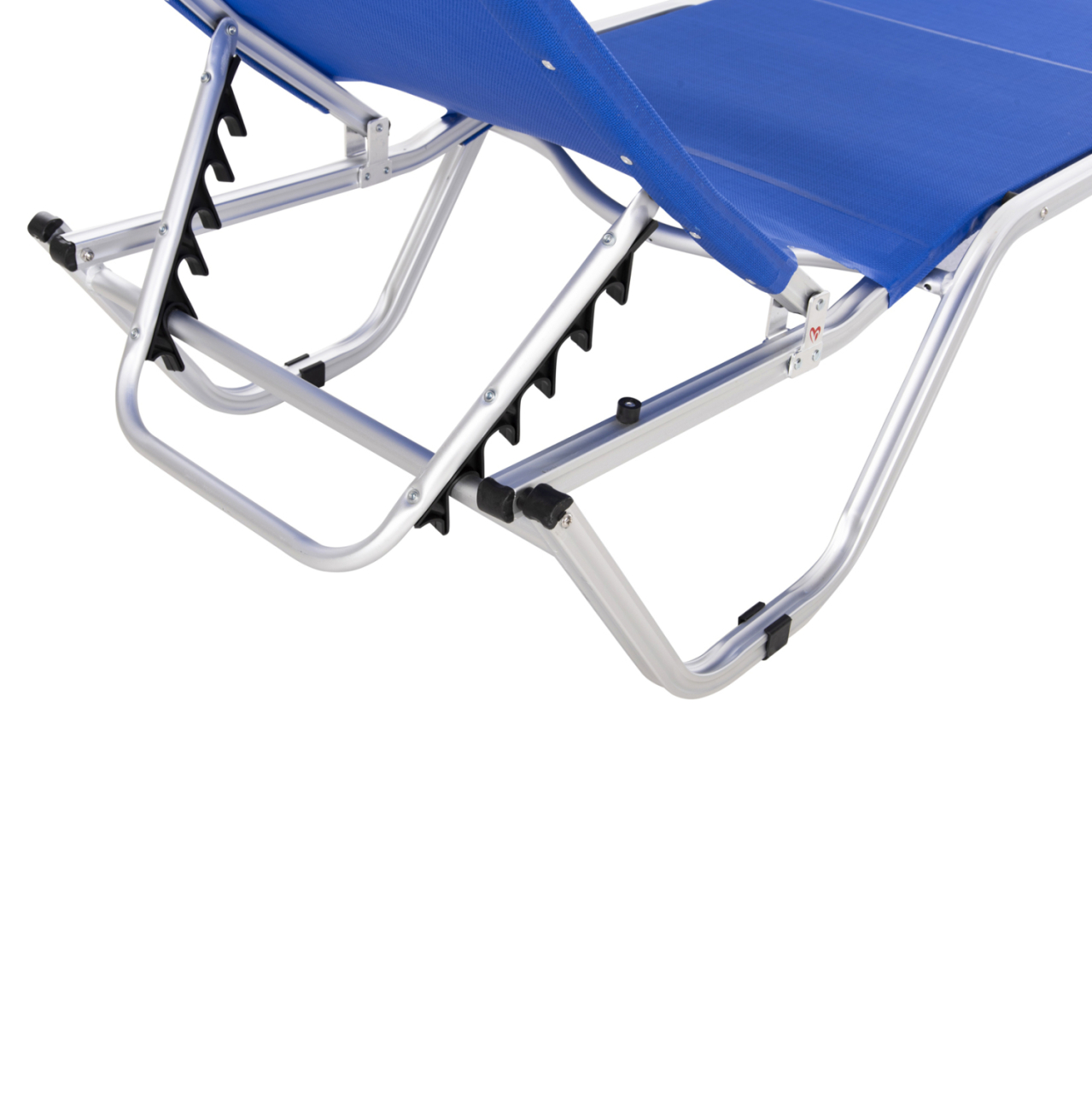 Professional Sunbed Aluminum HM5071.01 Blue 60x195x30 cm [8]