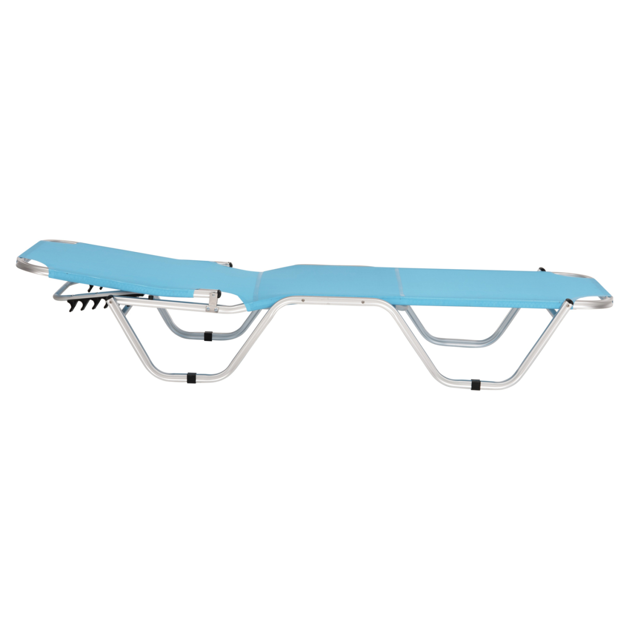 Professional Sunbed Aluminum HM5071.08 Light Blue 60x195x30 cm [4]