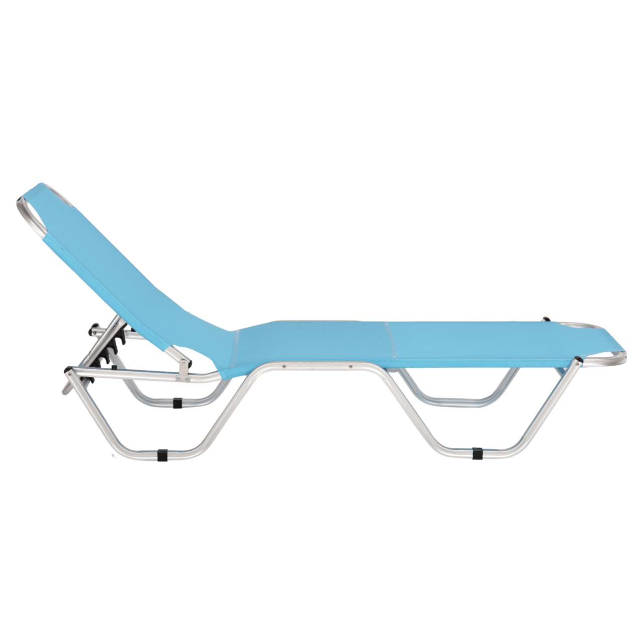 Professional Sunbed Aluminum HM5071.08 Light Blue 60x195x30 cm [3]