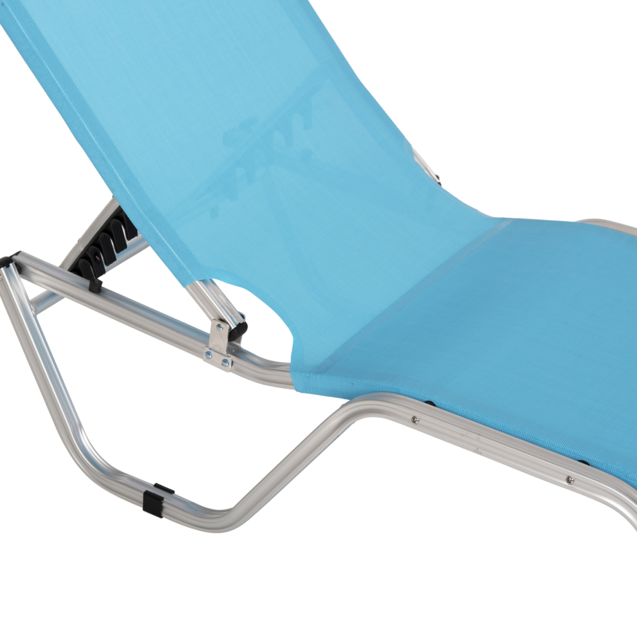 Professional Sunbed Aluminum HM5071.08 Light Blue 60x195x30 cm [10]