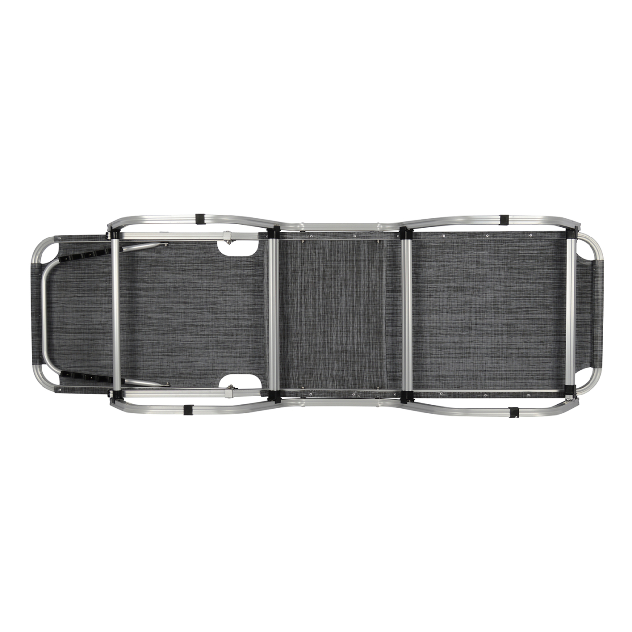 Professional Sunbed Aluminum HM5071.10 Grey 60x195x30 cm [5]