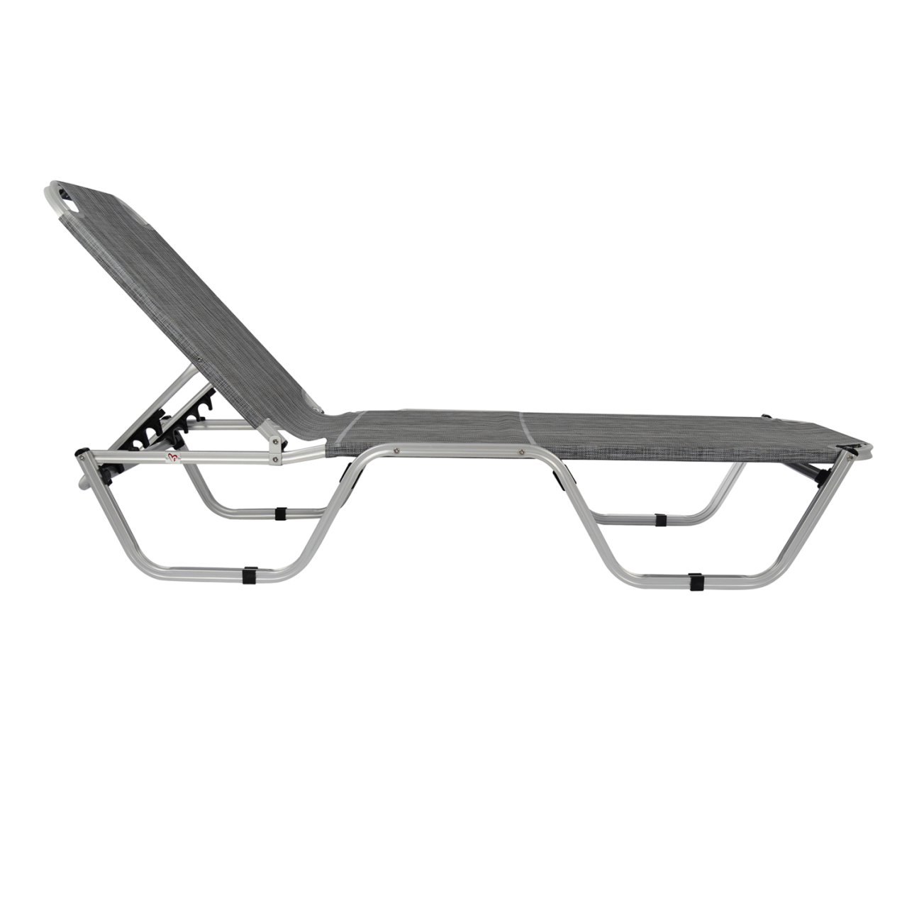 Professional Sunbed Aluminum HM5071.10 Grey 60x195x30 cm [4]