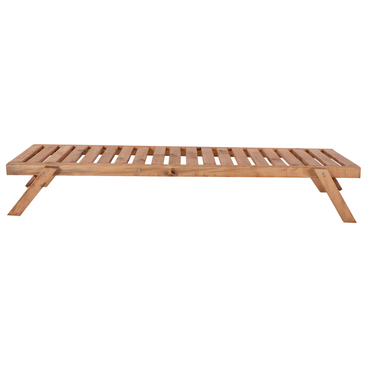 PROFESSIONAL SUNBED HM11431.03 FIR WOOD IN NATURAL SHADE 72x196x29-84H cm. [3]