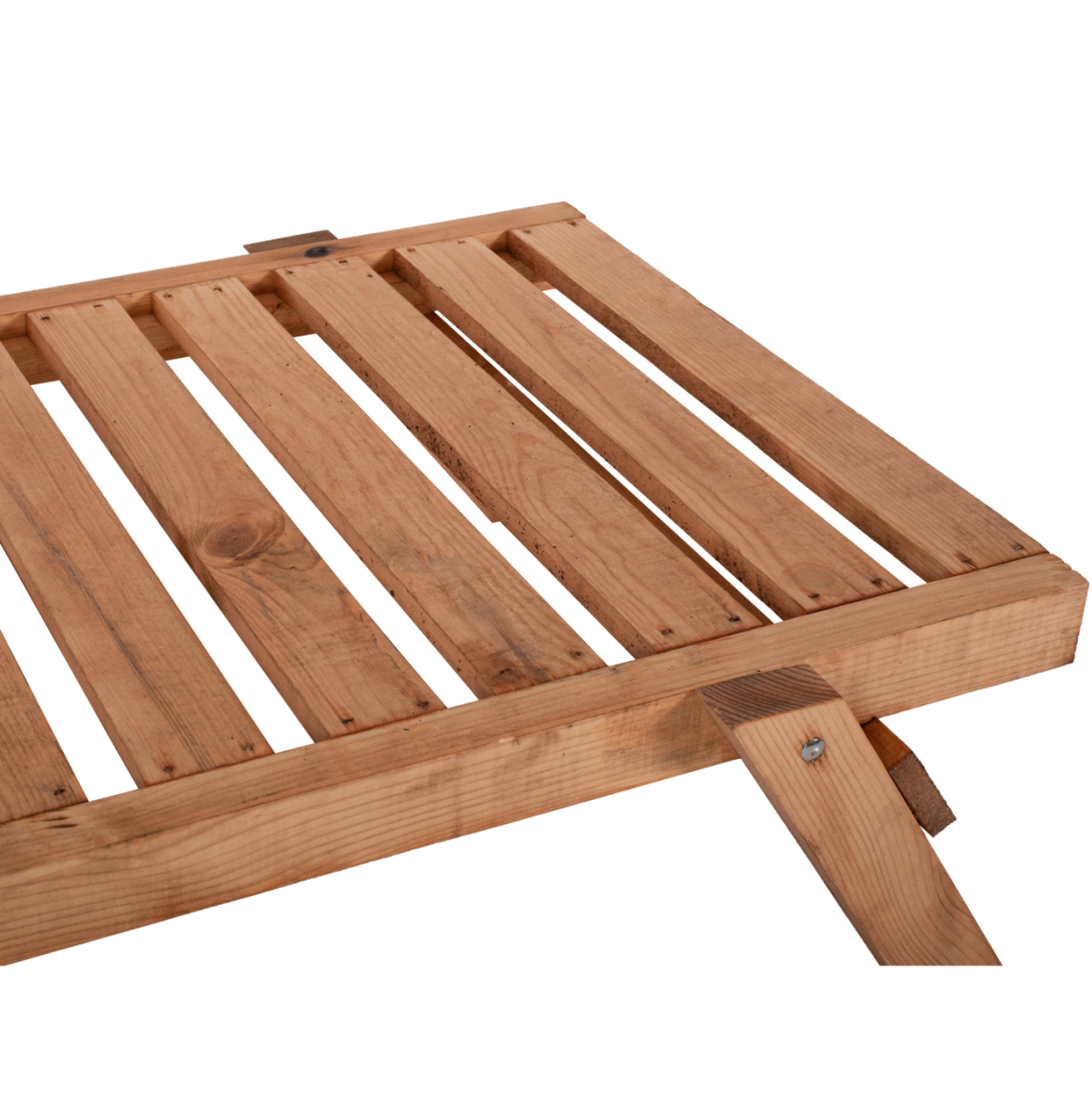 PROFESSIONAL SUNBED HM11431.03 FIR WOOD IN NATURAL SHADE 72x196x29-84H cm. [6]