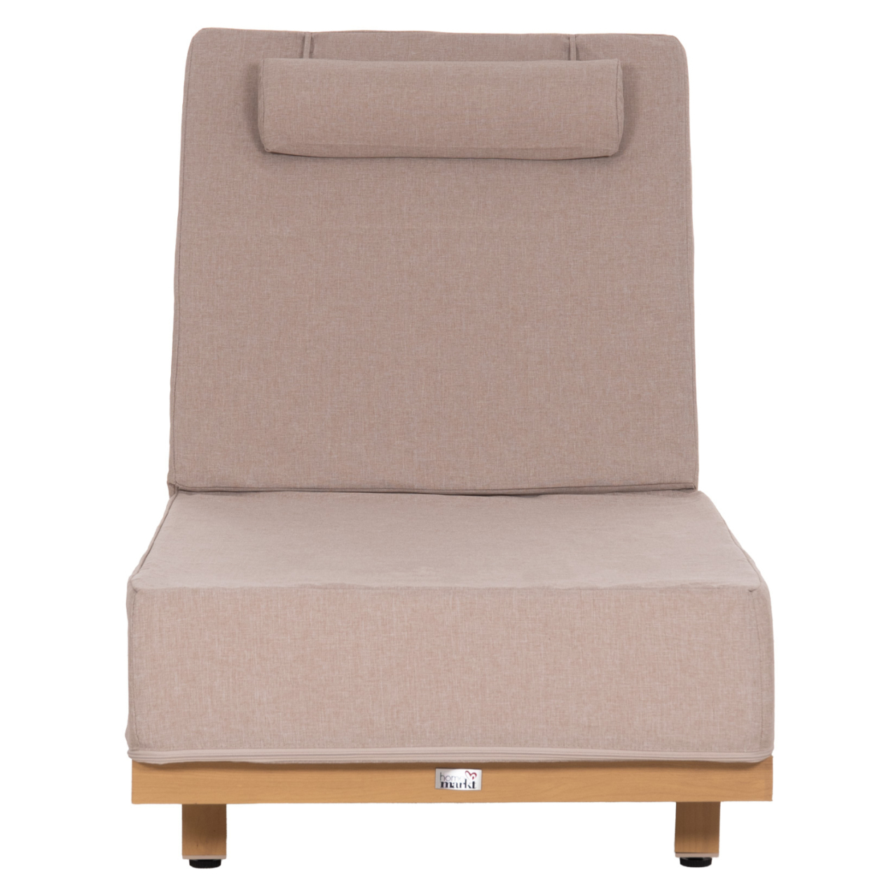 PROFESSIONAL SUNLOUNGER JESSIE HM10714.05 HEAT TRANSFER ALUMINUM-BEIGE CUSHION 200x71x79Hcm [3]