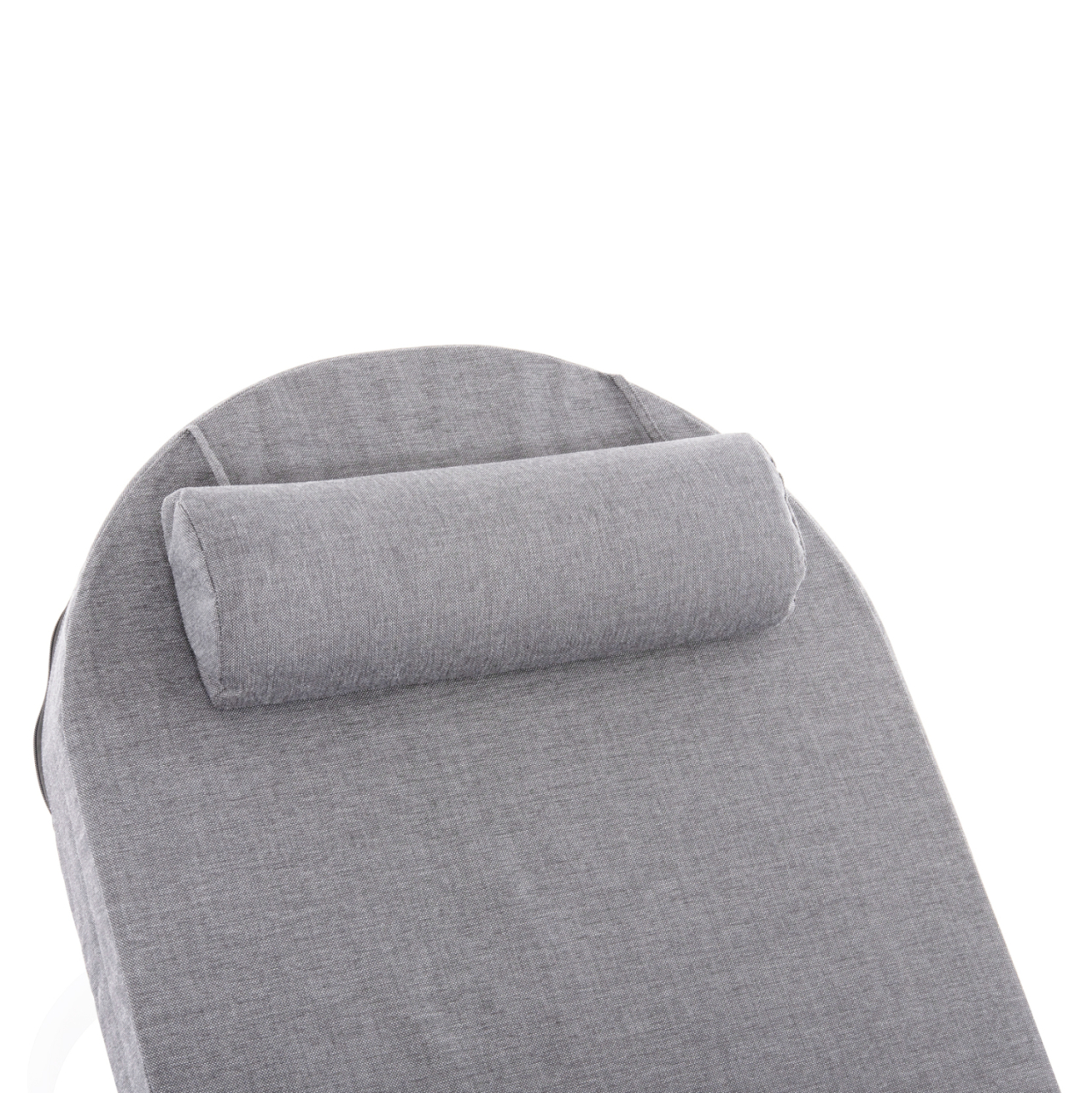 PROFESSIONAL SUNLOUNGER MALLOW HM10715.01 WHITE ALUMINUM and GREY CUSHION 198x71x40,5-103Hcm. [7]