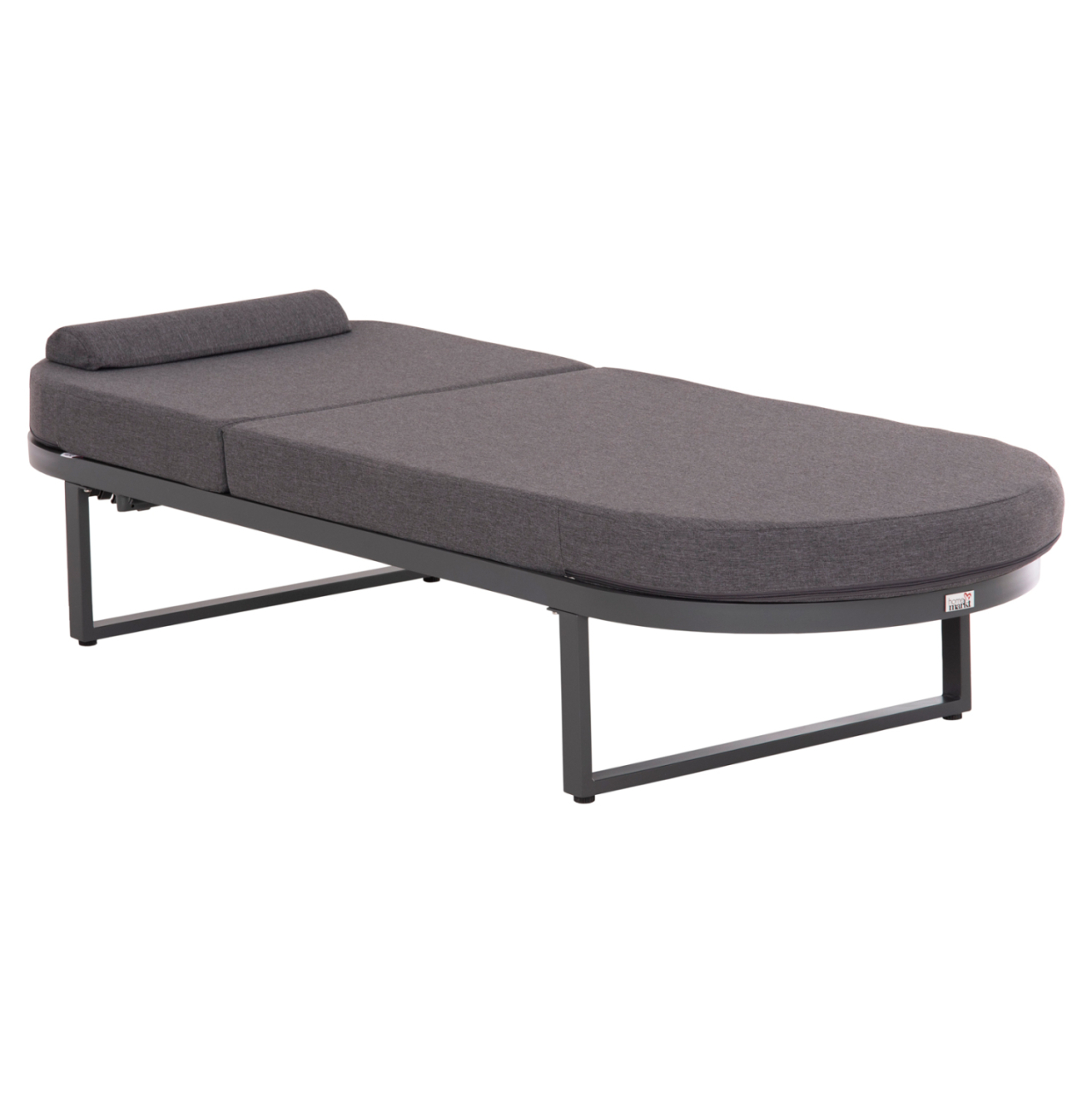 PROFESSIONAL SUNLOUNGER MALLOW HM10715.03 DARK GREY ALUMINUM and CUSHION 198x71x40,5-103Hcm. [4]