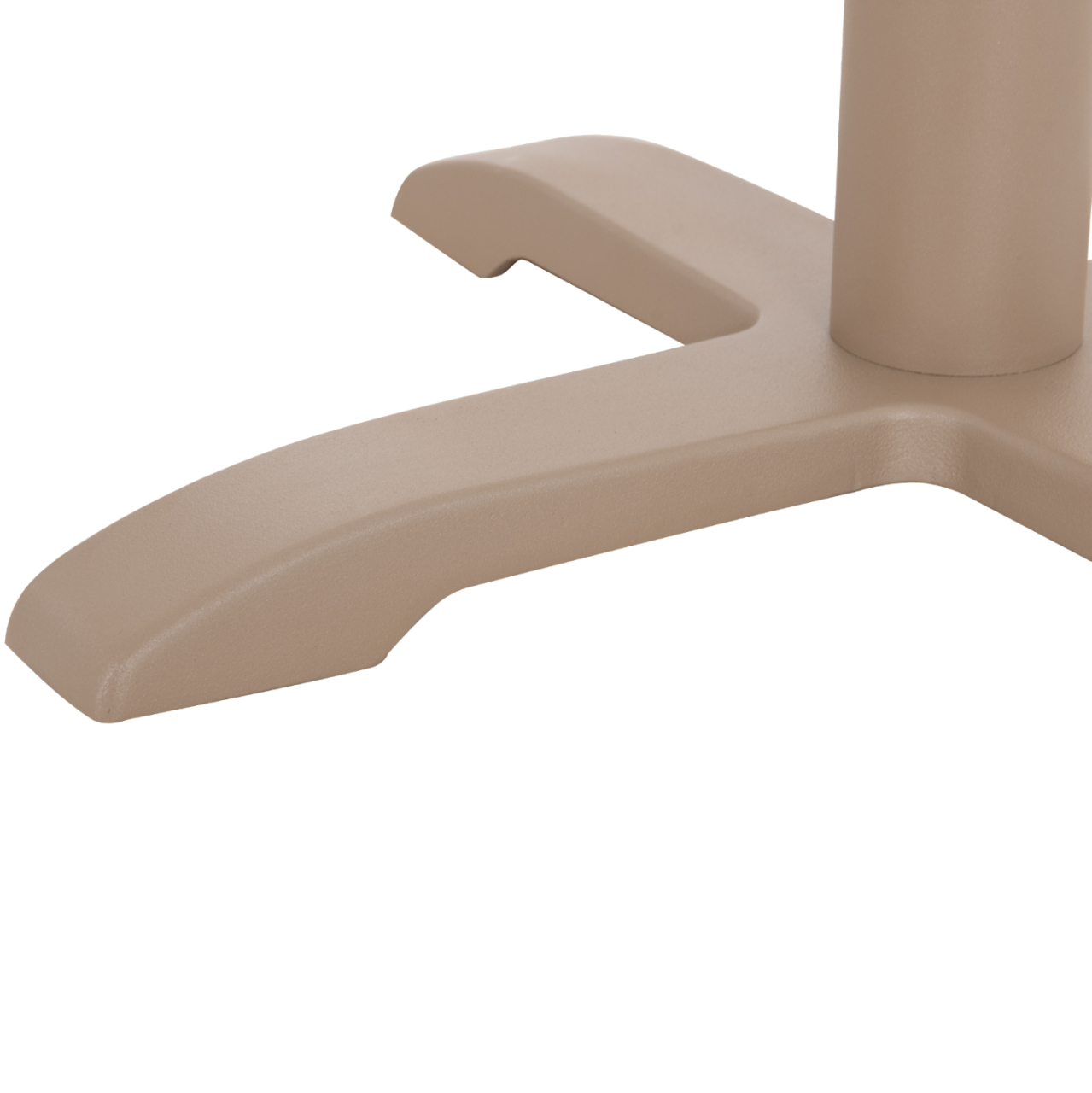 PROFESSIONAL TABLE BASE 4-PRONGED HM406.25 STEEL/CAST IRON--CAPPUCCINO 62x62x72Hcm. [10]