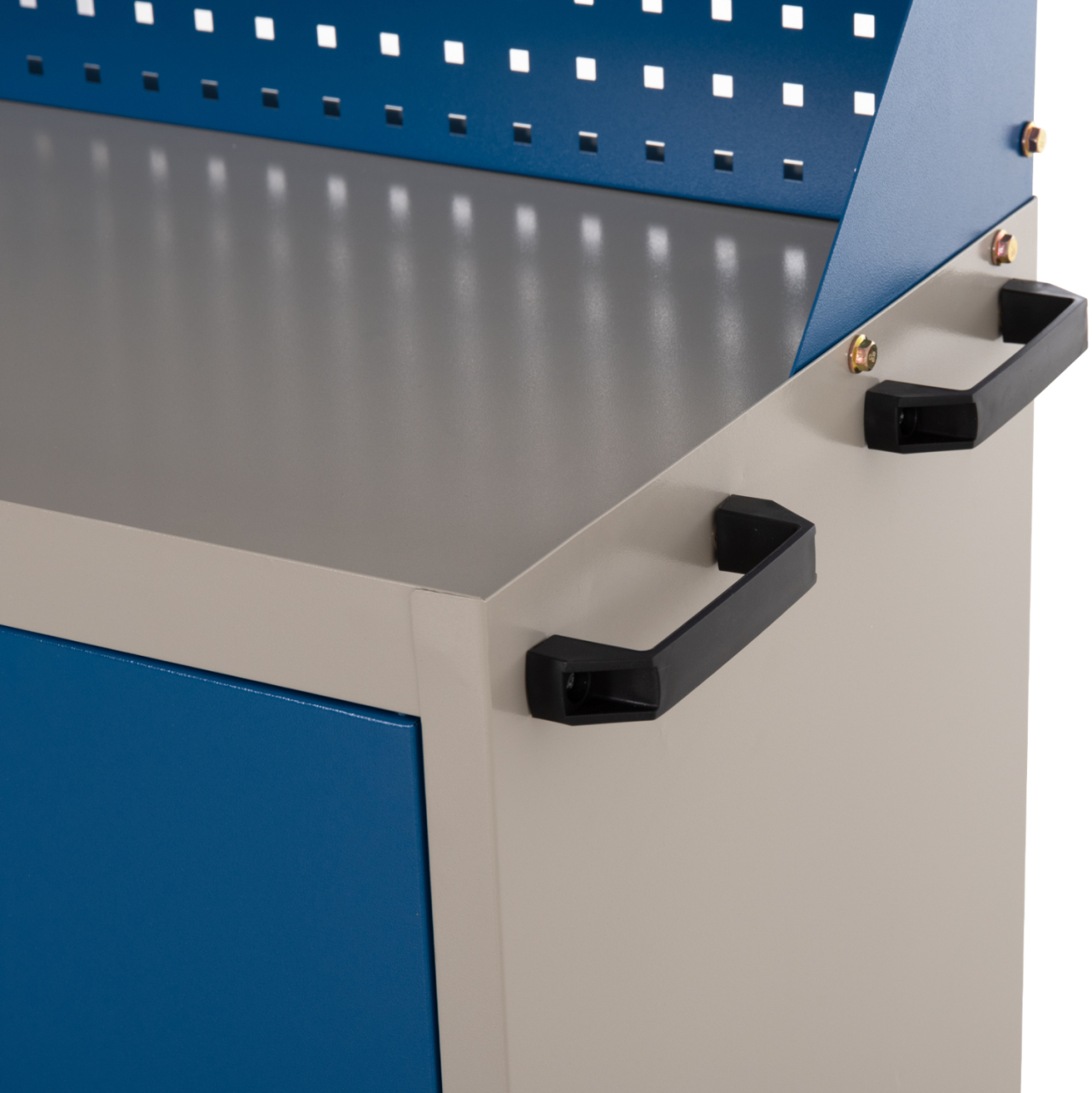 PROFESSIONAL TOOL CHEST HEAVY DUTY BRUTE HM6638 METALLIC IN BLUE/WHITE 107x51.5x132Hcm. [7]