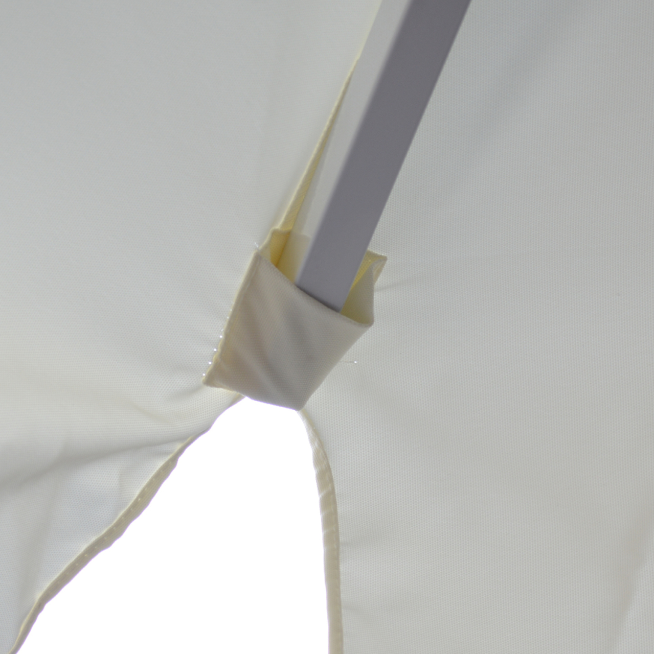 Professional Umbrella Alu 2.5M Cream color One piece Tube HM6005 [4]