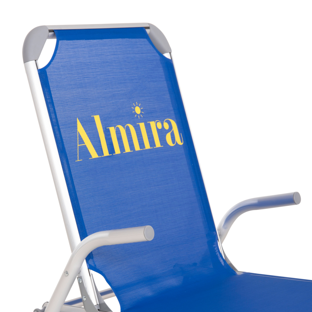 RAISED BEACH CHAIR HEAVY DUTY ALUMINUM ALMIRA HM6431.01 BLUE TEXTILENE 53x68x80Hcm [9]