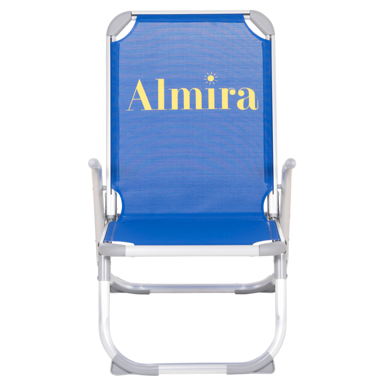 RAISED BEACH CHAIR HEAVY DUTY ALUMINUM ALMIRA HM6431.01 BLUE TEXTILENE 53x68x80Hcm [3]
