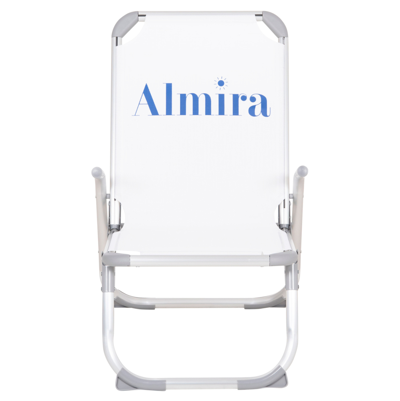 RAISED BEACH CHAIR HEAVY DUTY ALUMINUM ALMIRA HM6431.03 WHITE TEXTILENE 53x68x80Hcm [3]