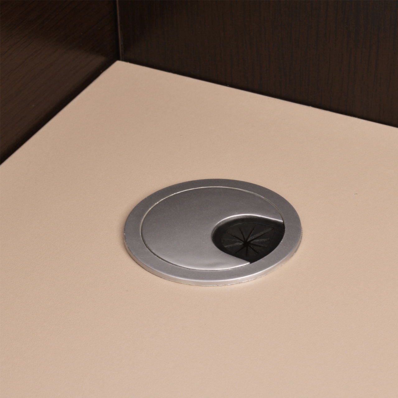 RECEPTION DESK DALTON HM2068.01 MELAMINE IN WENGE-BEIGE 240x80x106Hcm. [10]