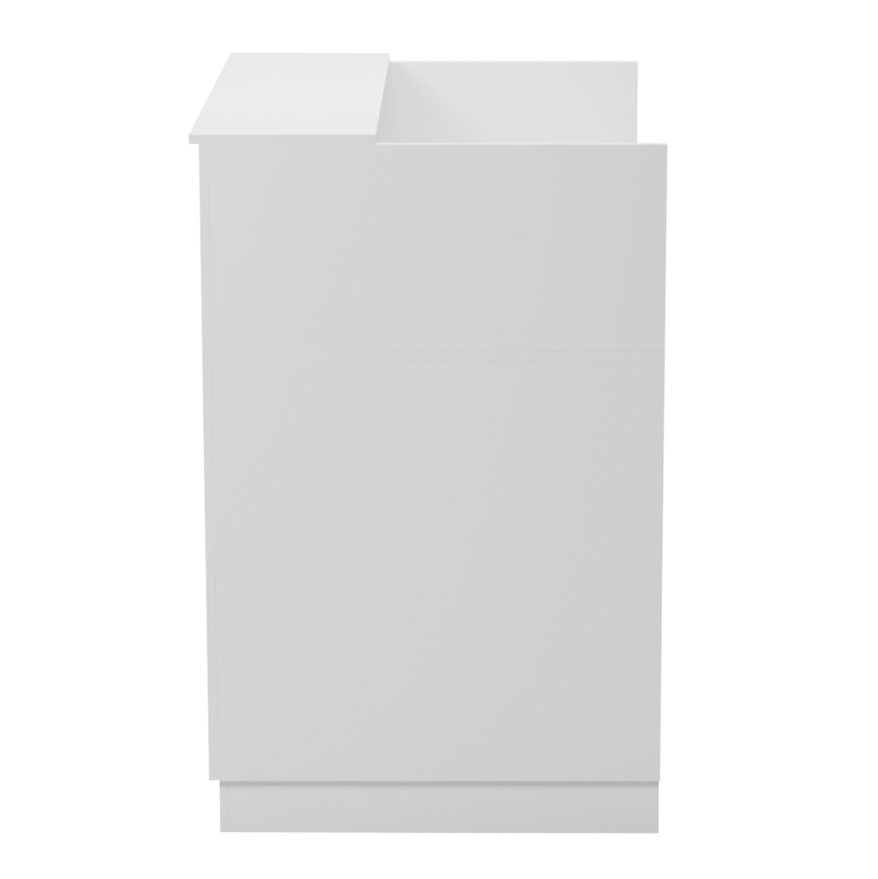 RECEPTION DESK KARMEN HM2155.02 MELAMINE IN WHITE 100x70x110Hcm. [5]