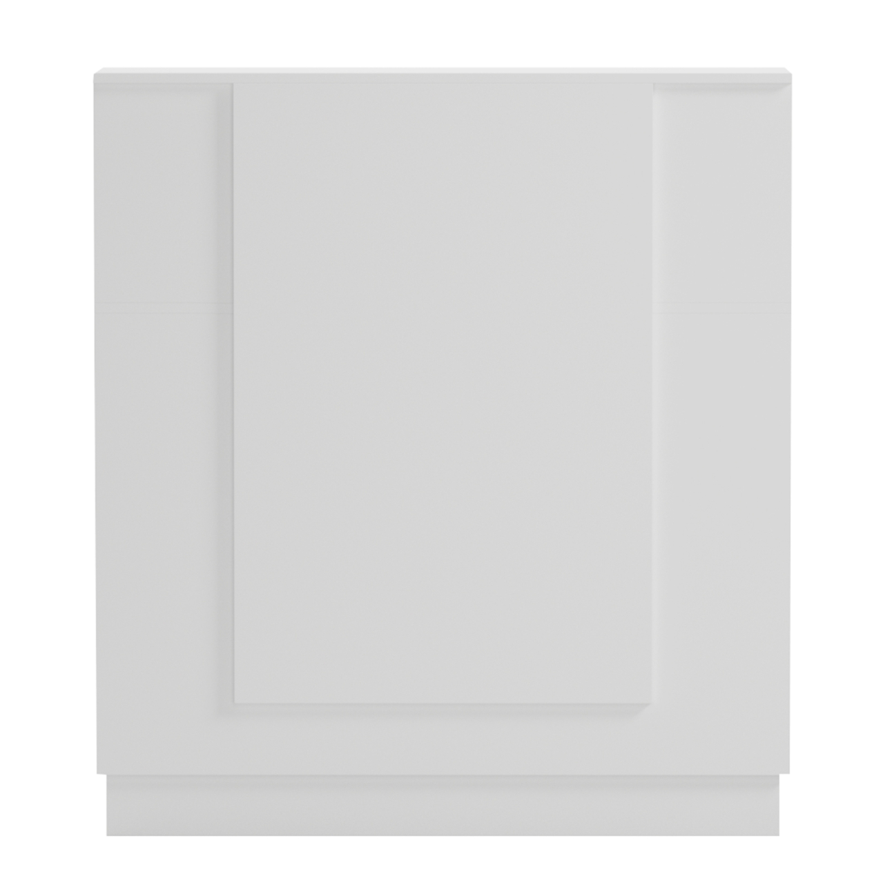 RECEPTION DESK KARMEN HM2155.02 MELAMINE IN WHITE 100x70x110Hcm. [3]