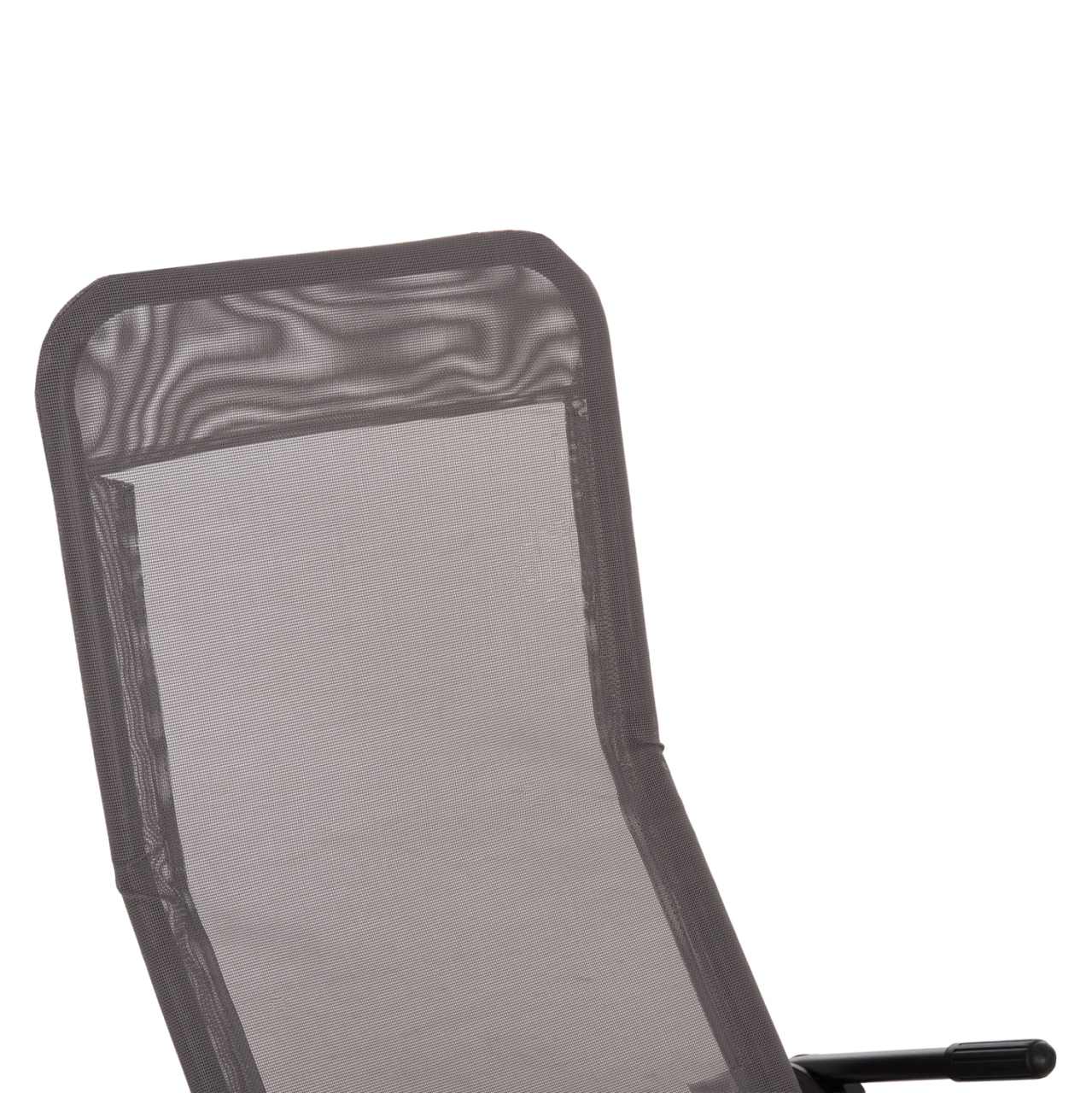 RELAX LOUNGER SWINGSAND HM6553.01 GREY TEXTILENE--BLACK METAL 143x60x94Hcm. [7]