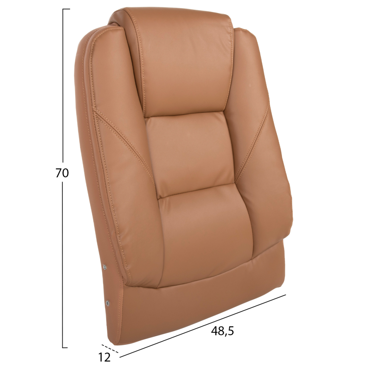 REPLACEMENT BACKREST FOR OFFICE CHAIR HM1091.09 CAMEL PU 48.5x12x70Hcm. [2]