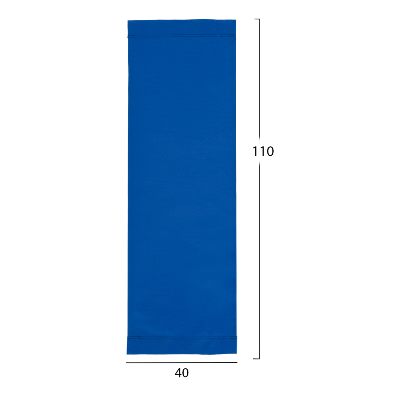 REPLACEMENT TEXTILENE 550gr/m2 2X1 FABRIC HM5805.01Τ FOR LIMNOS DAYBEDS IN BLUE 110Χ40cm. [2]