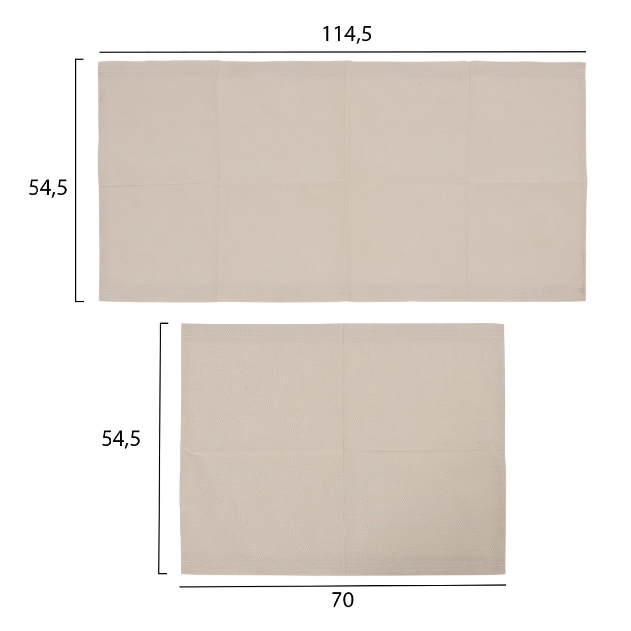 REPLACEMENT TEXTILENE FABRIC HM5887.02 FOR AIGAIO SUNBEDS IN BEIGE COLOR [2]