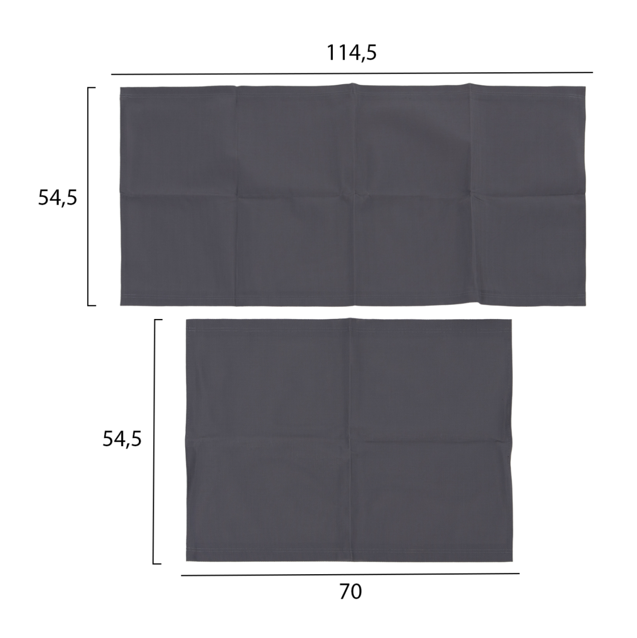 REPLACEMENT TEXTILENE FABRIC HM5887.30 FOR AIGAIO SUNBEDS IN GREY COLOR [2]
