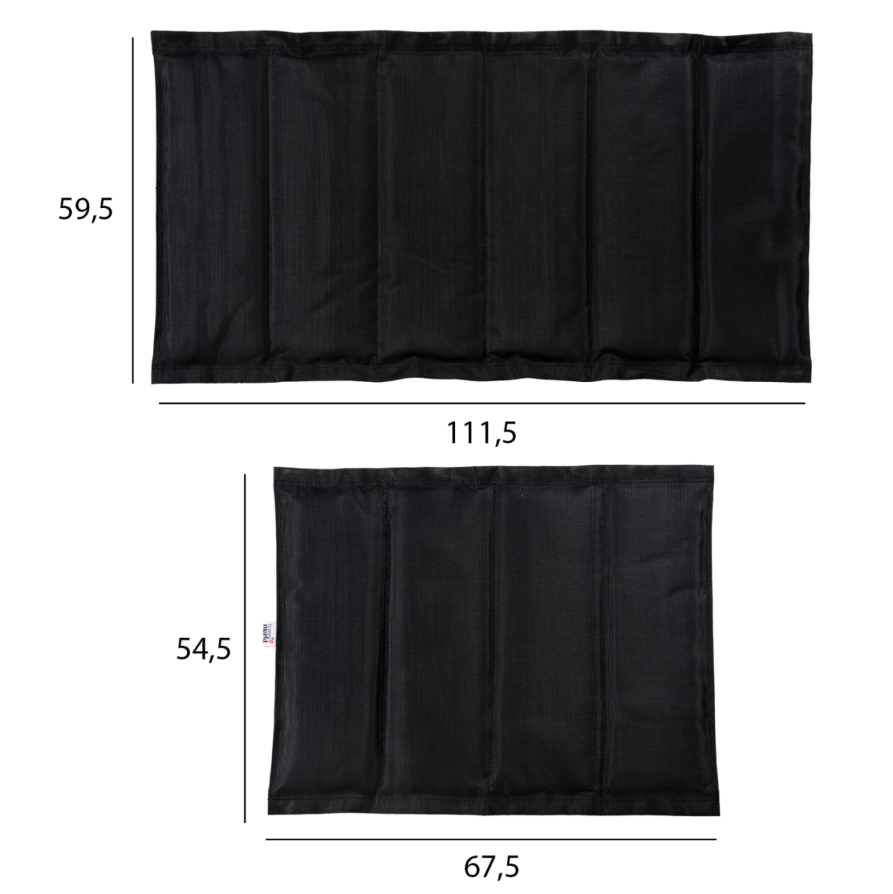 REPLACEMENT TEXTILENE FABRIC HM6064.01 FOR SUNBEDS AIGAIO IN BLACK COLOR [2]