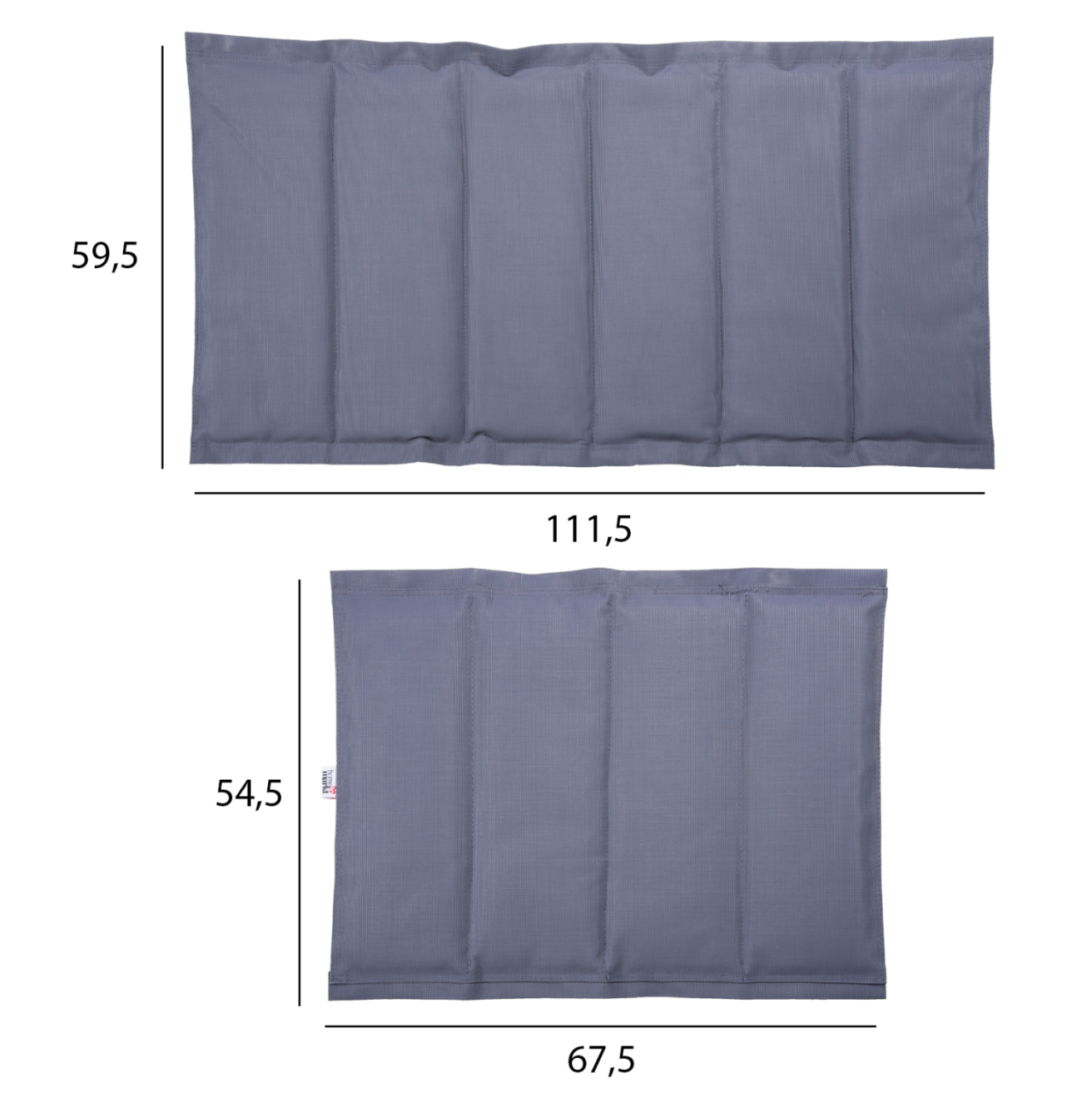 REPLACEMENT TEXTILENE FABRIC HM6064.30 FOR AIGAIO SUNBEDS IN GREY COLOR [2]