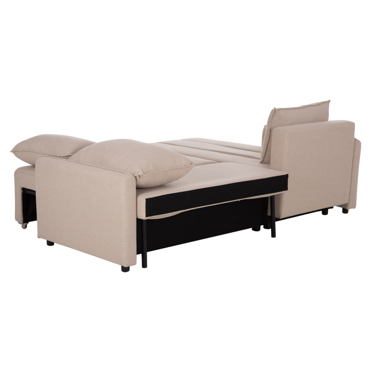 REVERSIBLE CORNER SOFA-BED FREDI HM3312.03 BEIGE FABRIC 220x167x85Hcm. [6]