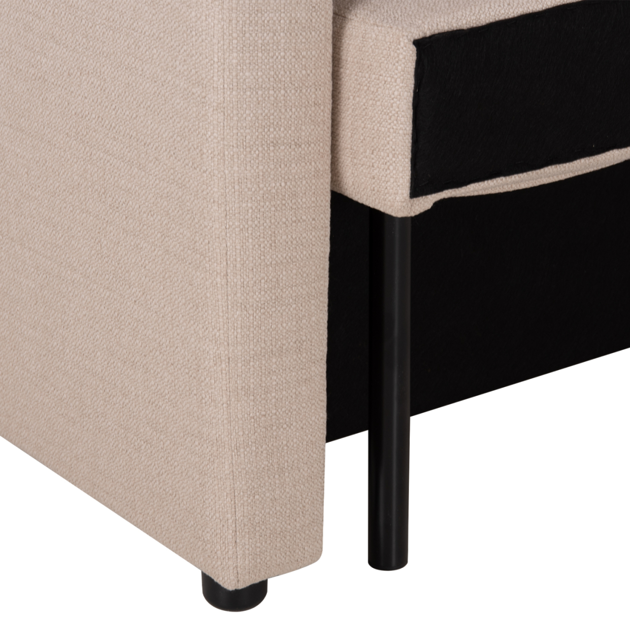 REVERSIBLE CORNER SOFA-BED FREDI HM3312.03 BEIGE FABRIC 220x167x85Hcm. [10]