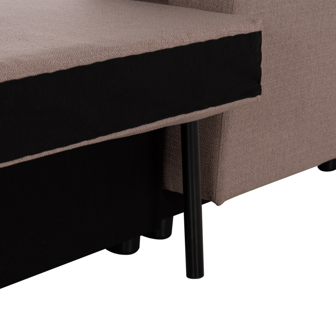 REVERSIBLE CORNER SOFA-BED FREDI HM3312.04 BROWN FABRIC 220x167x85Hcm. [10]