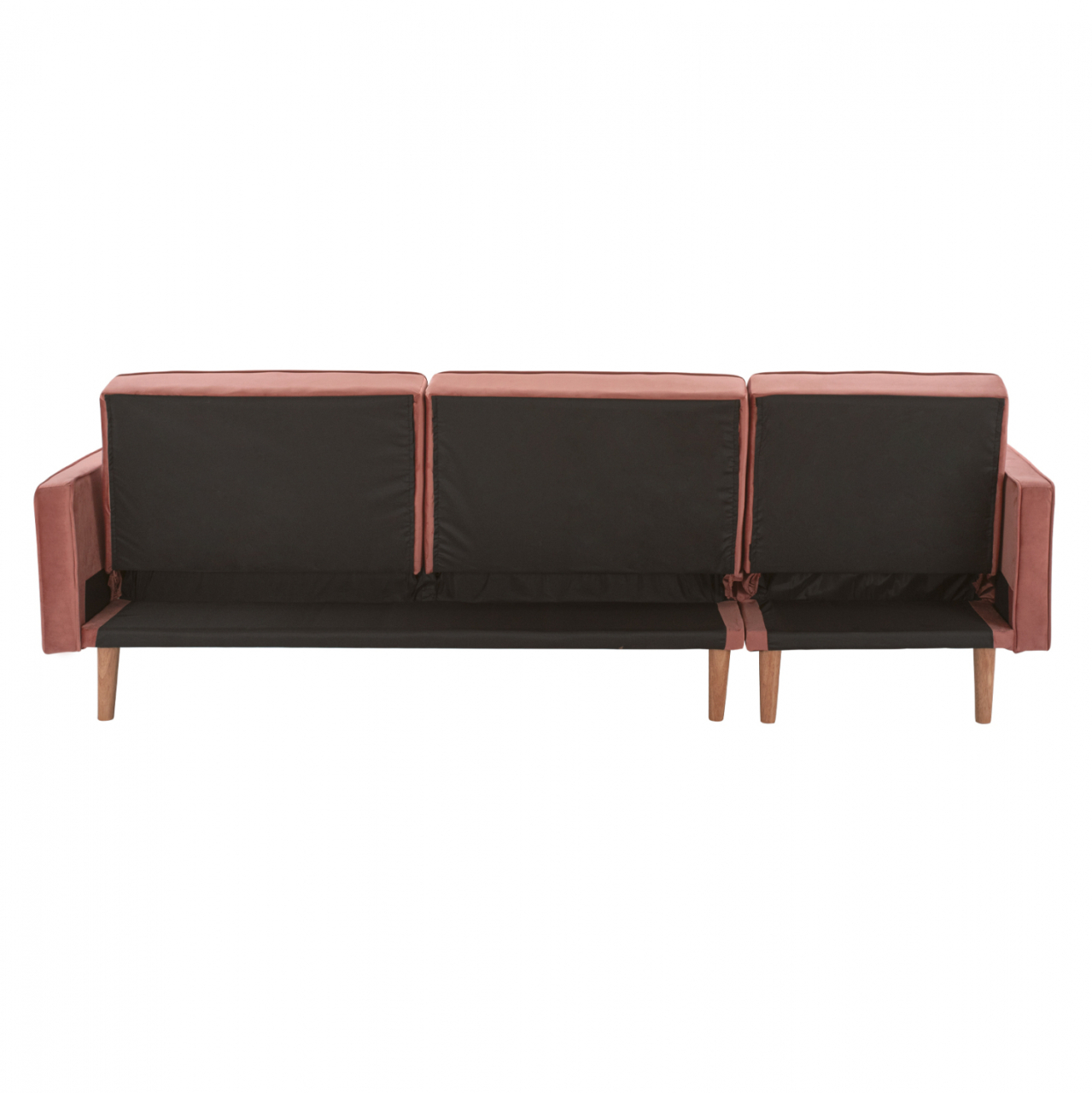 REVERSIBLE CORNER SOFA TALIA HM3153.02 VELVET IN DUSTY PINK 267x153x85cm. [5]