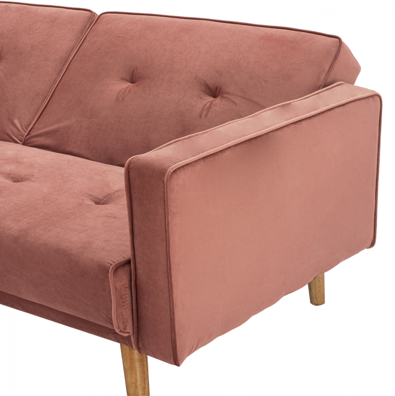 REVERSIBLE CORNER SOFA TALIA HM3153.02 VELVET IN DUSTY PINK 267x153x85cm. [7]