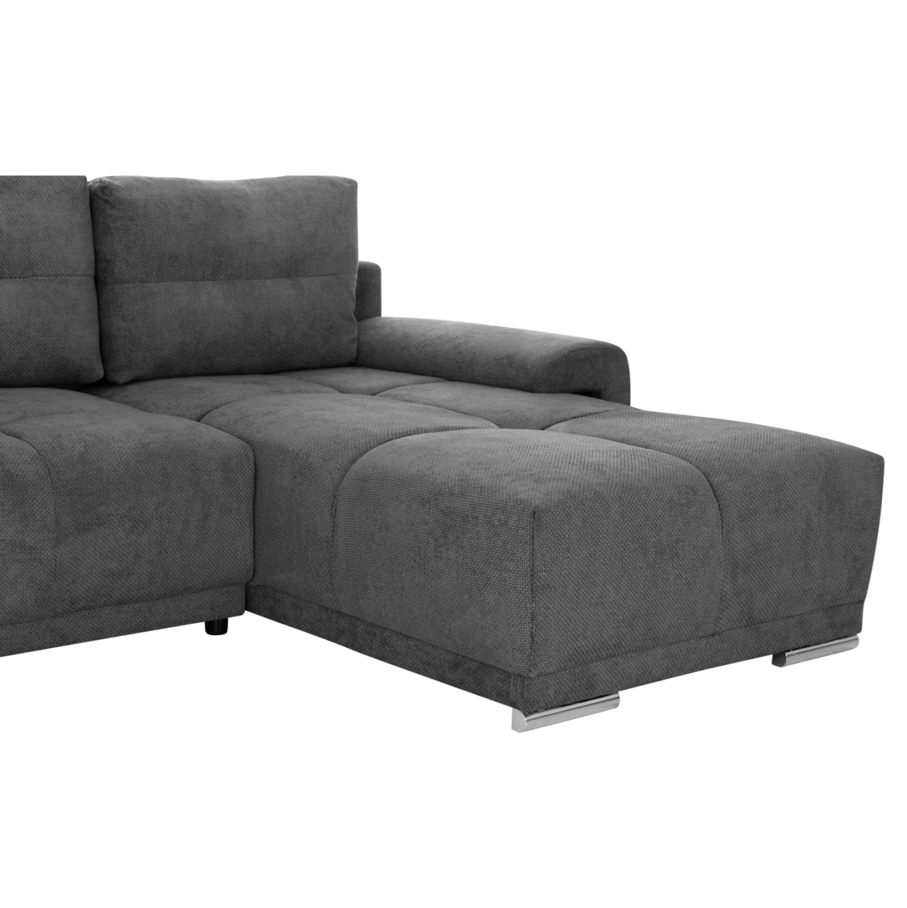 RIGHT CORNER SOFABED COMFYRA HM3336.01R GREY FABRIC 270x181x75Hcm. [8]
