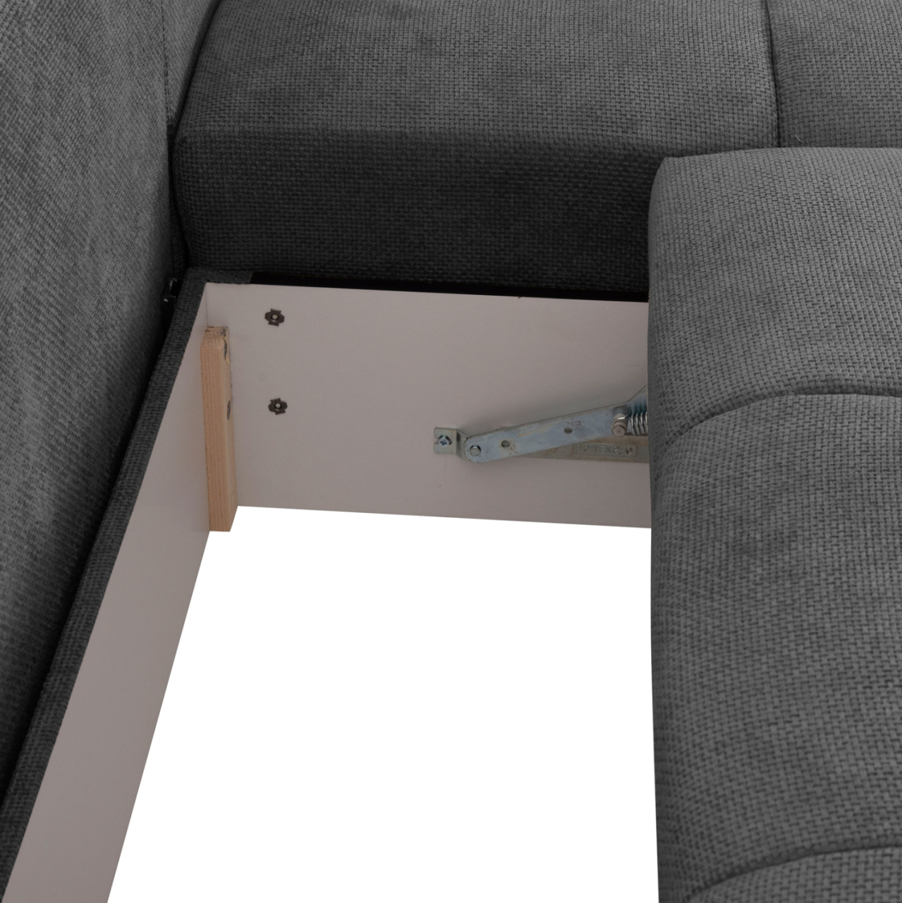 RIGHT CORNER SOFABED COMFYRA HM3336.01R GREY FABRIC 270x181x75Hcm. [10]