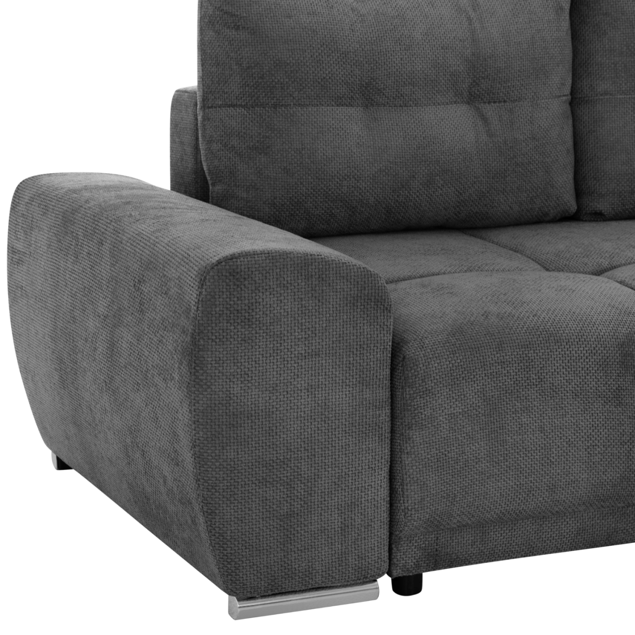 RIGHT CORNER SOFABED COMFYRA HM3336.01R GREY FABRIC 270x181x75Hcm. [9]