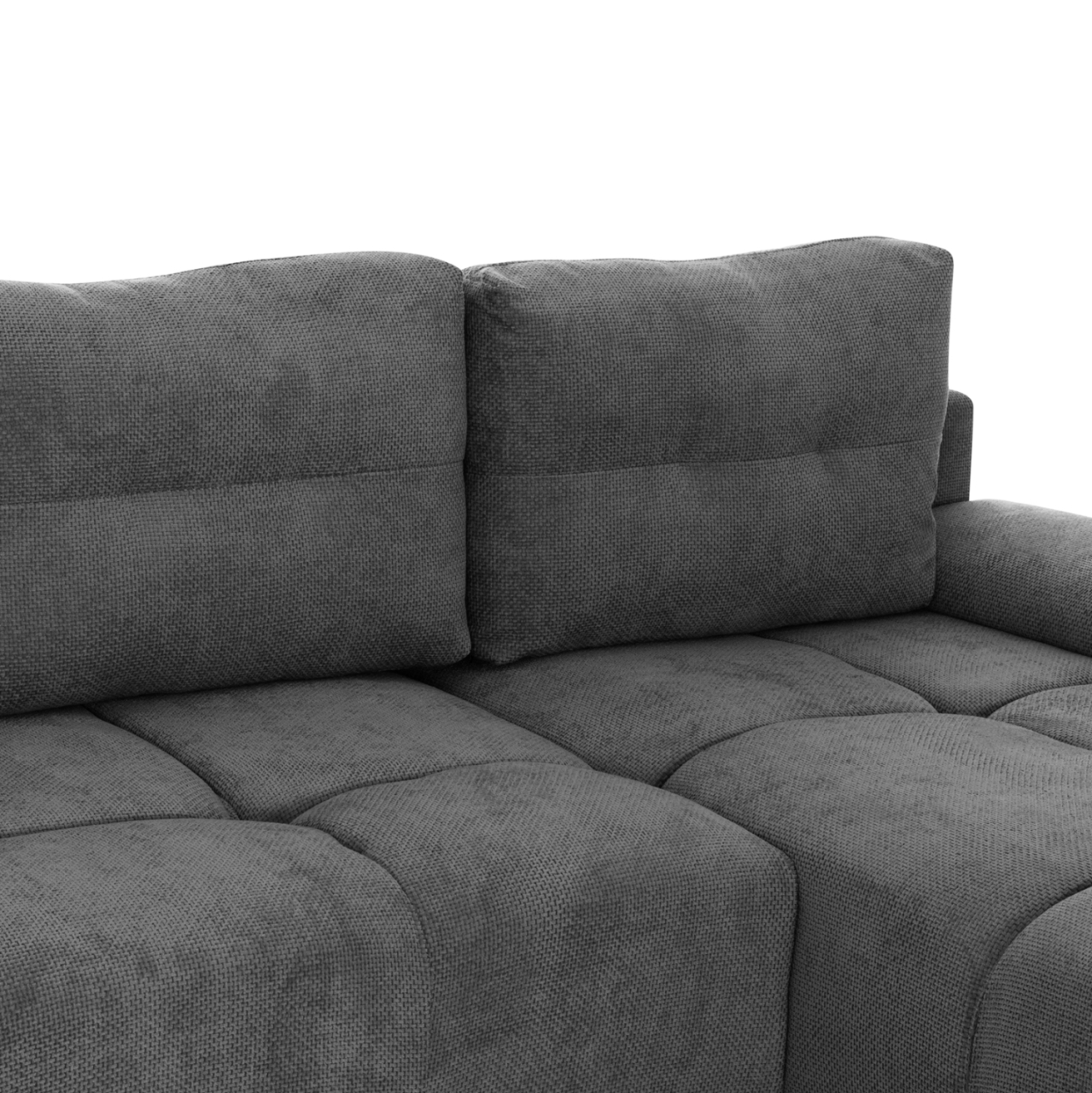 RIGHT CORNER SOFABED COMFYRA HM3336.01R GREY FABRIC 270x181x75Hcm. [7]