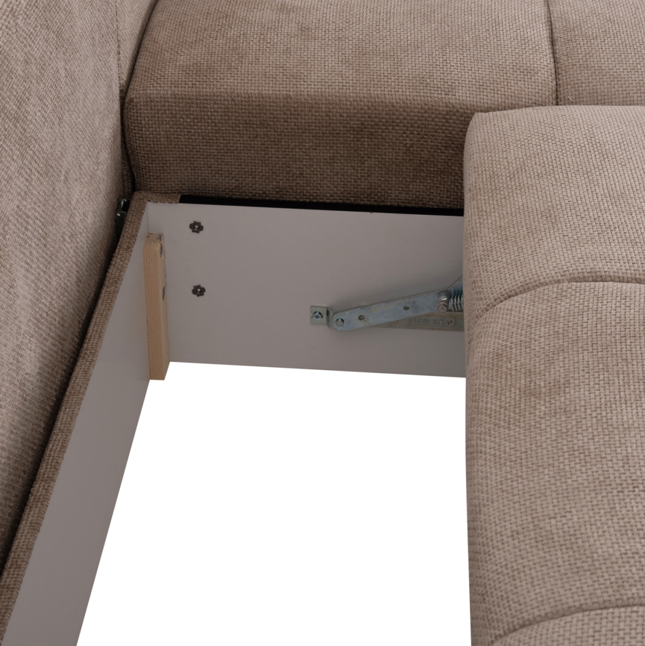 RIGHT CORNER SOFABED COMFYRA HM3336.03R BEIGE FABRIC 270x181x75Hcm. [10]