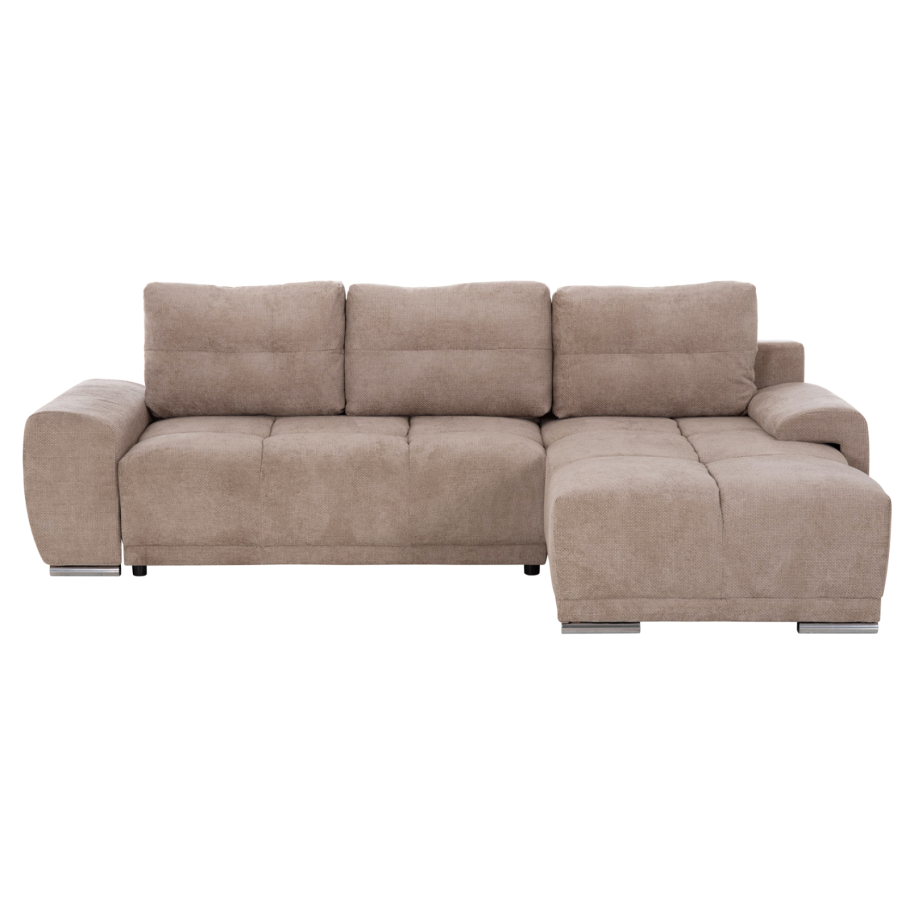 RIGHT CORNER SOFABED COMFYRA HM3336.03R BEIGE FABRIC 270x181x75Hcm. [4]