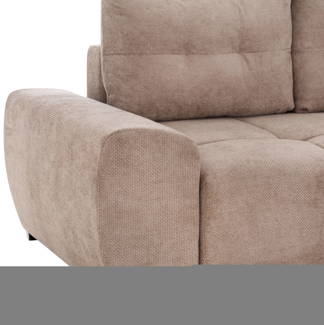 RIGHT CORNER SOFABED COMFYRA HM3336.03R BEIGE FABRIC 270x181x75Hcm. [9]