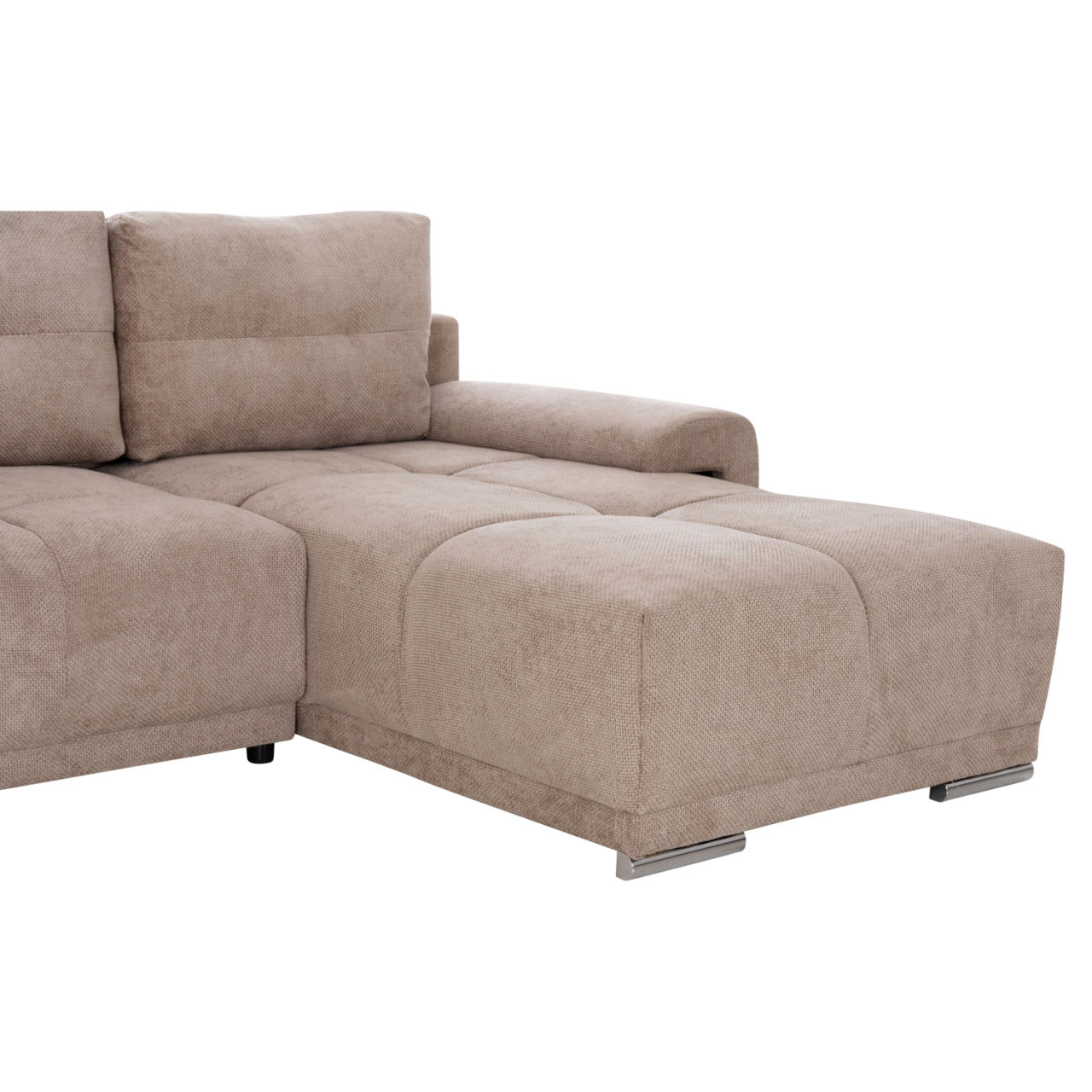 RIGHT CORNER SOFABED COMFYRA HM3336.03R BEIGE FABRIC 270x181x75Hcm. [8]