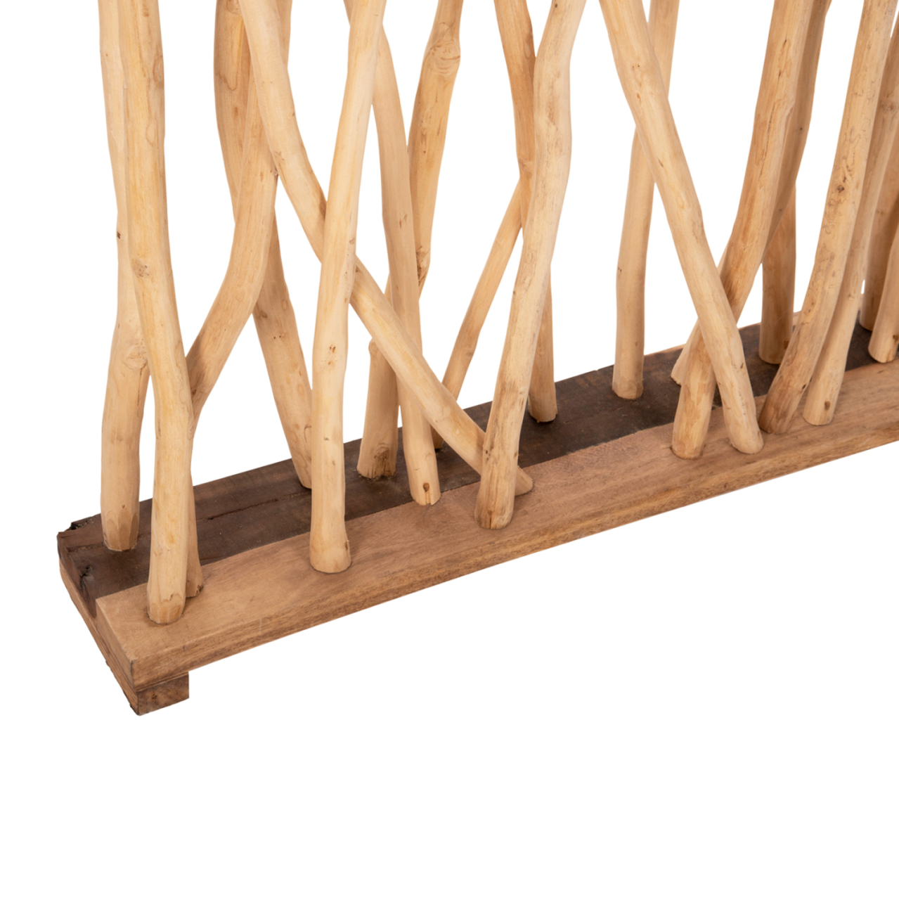 ROOM DIVIDER HM9521 SOLID TEAK BRANCHES IN NATURAL COLOR 120Χ20Χ180Hcm. [5]