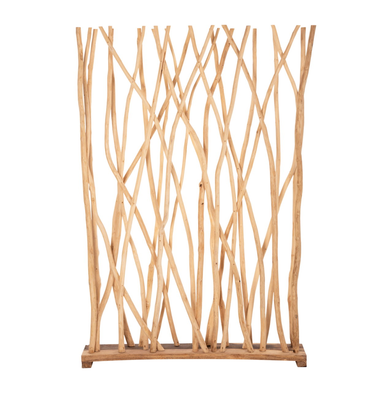 ROOM DIVIDER HM9521 SOLID TEAK BRANCHES IN NATURAL COLOR 120Χ20Χ180Hcm. [3]