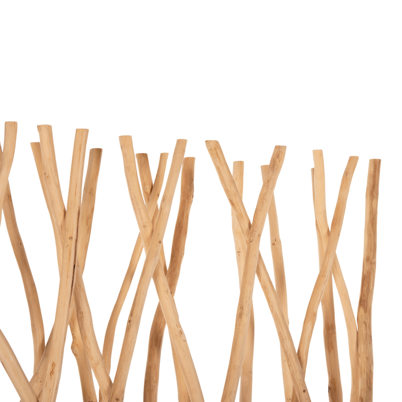 ROOM DIVIDER HM9521 SOLID TEAK BRANCHES IN NATURAL COLOR 120Χ20Χ180Hcm. [6]