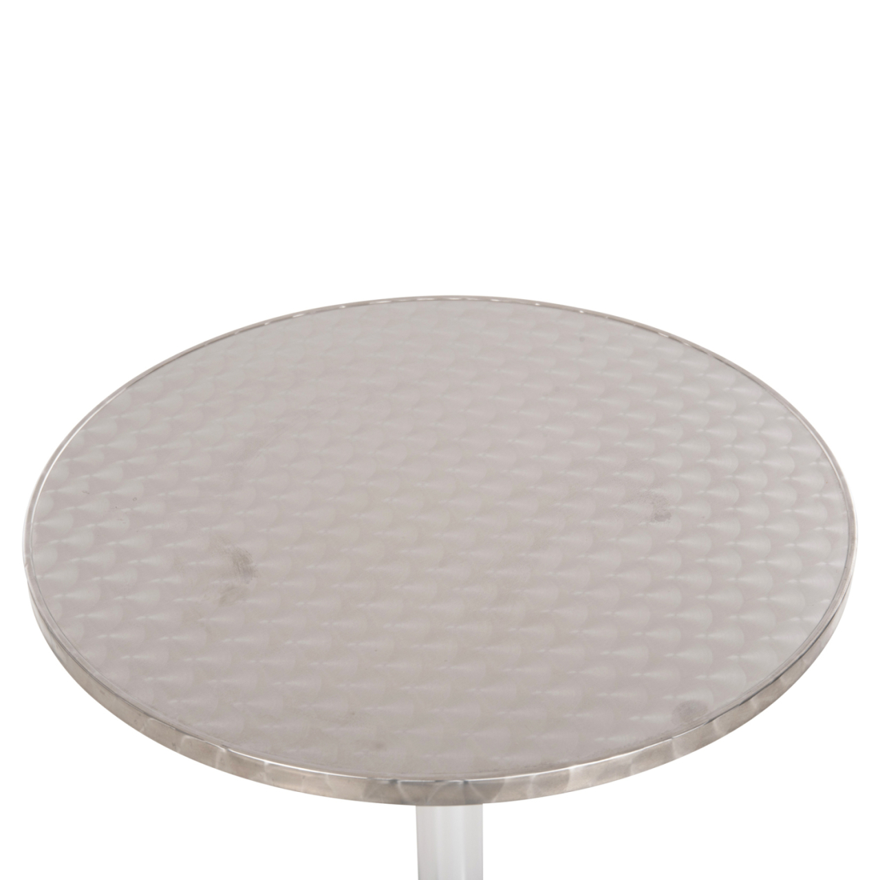 ROUND ALUMINUM TABLE FRODO HM5539 METALLIC COLOR-4-PRONGED BASE Φ59,5x69,5Hcm. [5]