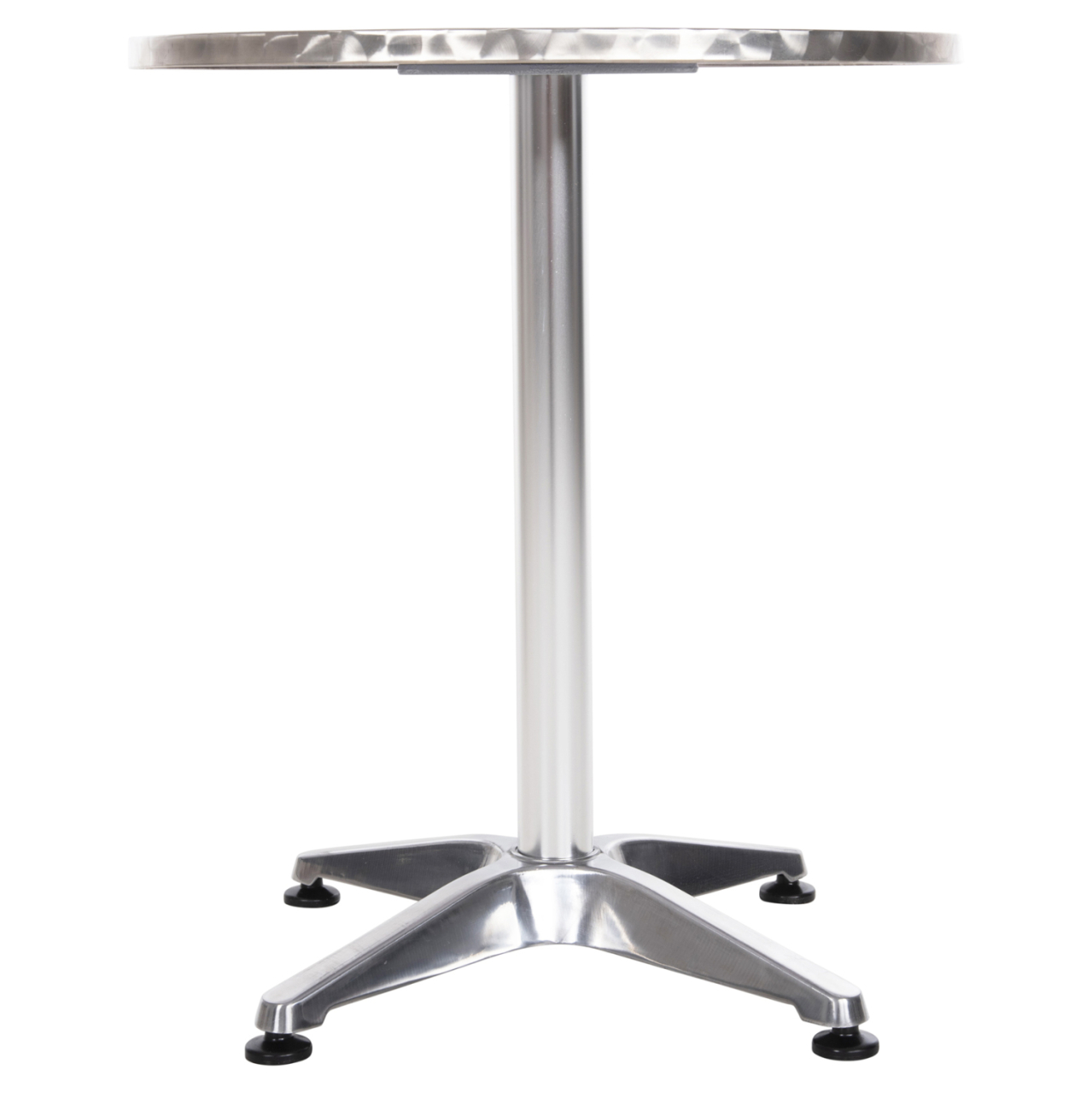 ROUND ALUMINUM TABLE FRODO HM5539 METALLIC COLOR-4-PRONGED BASE Φ59,5x69,5Hcm. [4]