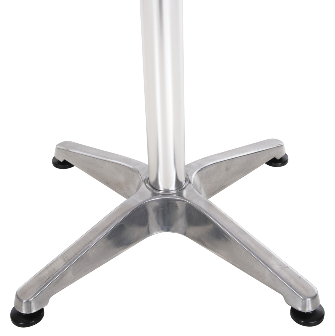 ROUND ALUMINUM TABLE FRODO HM5539 METALLIC COLOR-4-PRONGED BASE Φ59,5x69,5Hcm. [7]