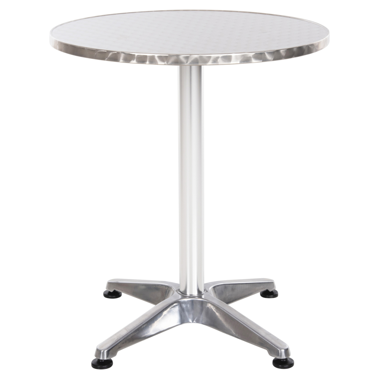 ROUND ALUMINUM TABLE FRODO HM5539 METALLIC COLOR-4-PRONGED BASE Φ59,5x69,5Hcm. [3]