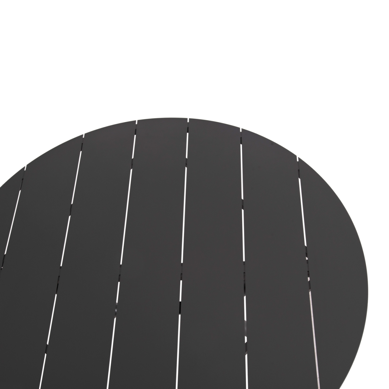 ROUND ALUMINUM TABLE HIGER HM6290.01 GREY Φ126x74Hcm. [5]