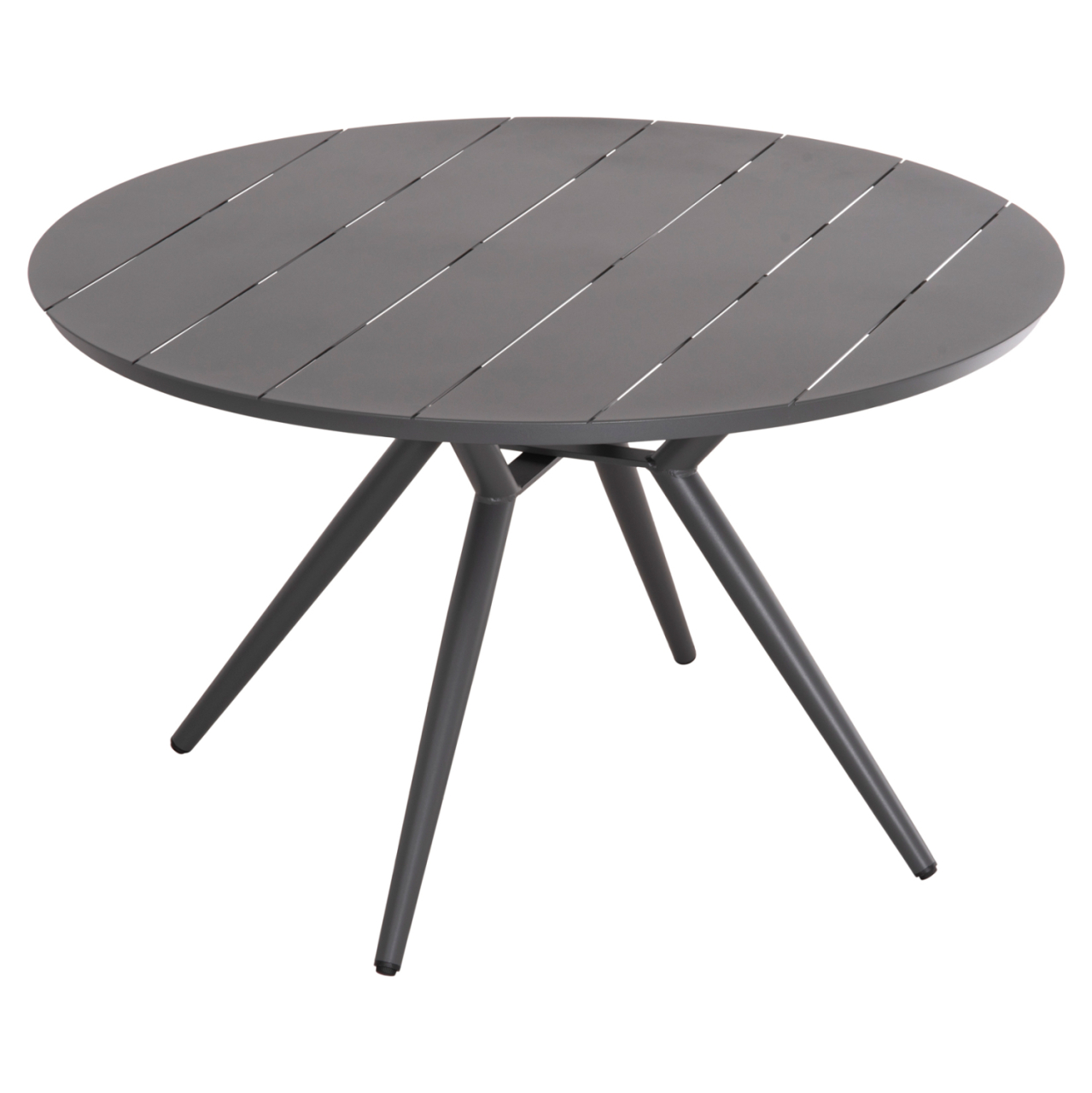 ROUND ALUMINUM TABLE HIGER HM6290.01 GREY Φ126x74Hcm. [4]