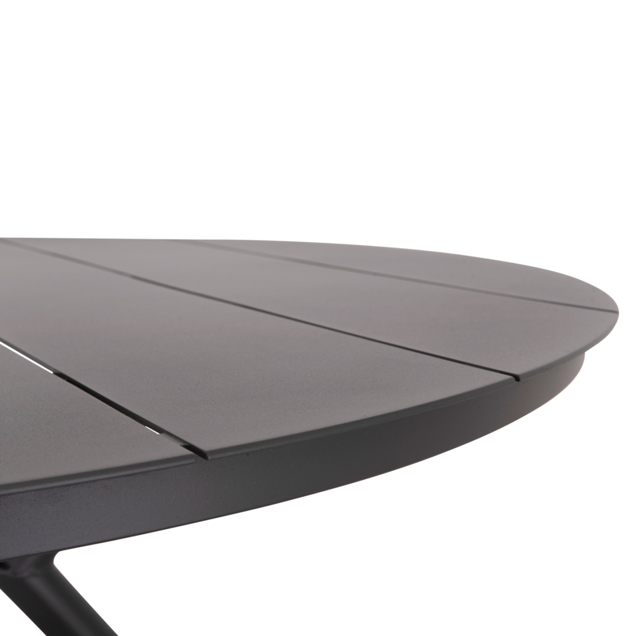 ROUND ALUMINUM TABLE HIGER HM6290.01 GREY Φ126x74Hcm. [6]